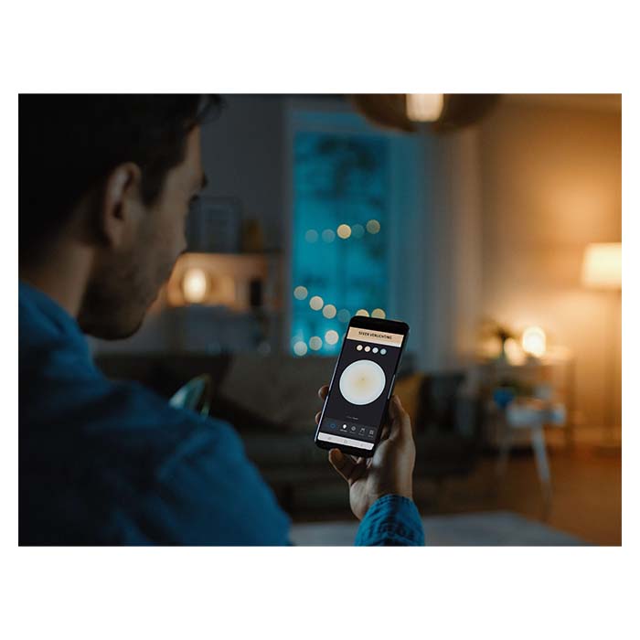 Starterpack para hogar inteligente Caliber BR30, bombilla LED blanca/multicolor