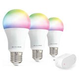 Starterpack para hogar inteligente Caliber E27, bombillas LED blancas/multicolor