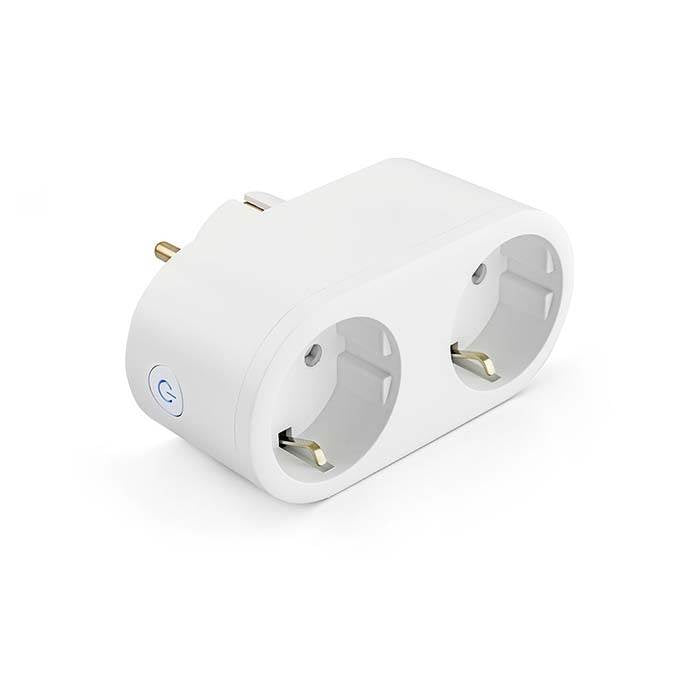 Enchufe Smart Home Wi-Fi Caliber con 2 salidas