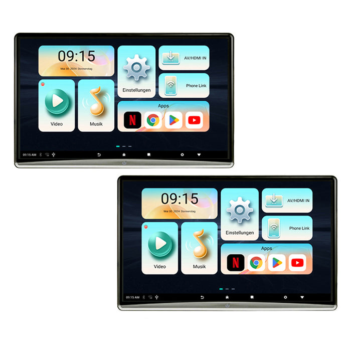 Set Ampire con dos pantallas Android de 12,4"