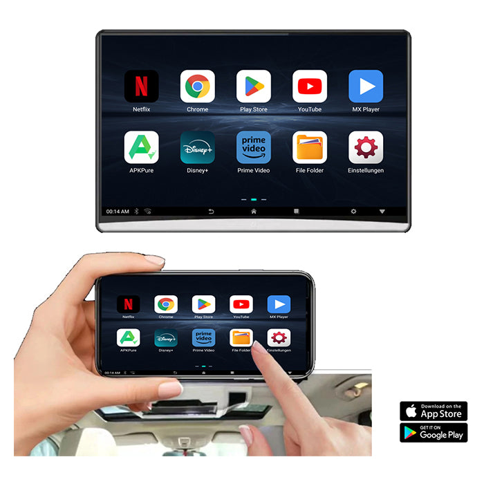 Set Ampire con dos pantallas Android de 12,4"