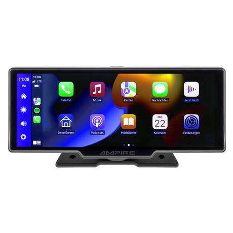 Pantalla Ampire de 10" con CarPlay Android Auto AHD Dashcam