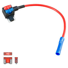 Ampire Derivación para fusible mini de bajo perfil 10A (ACN) - 1 ud.