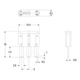Toma Ampire para fusible MICRO3 de 10A