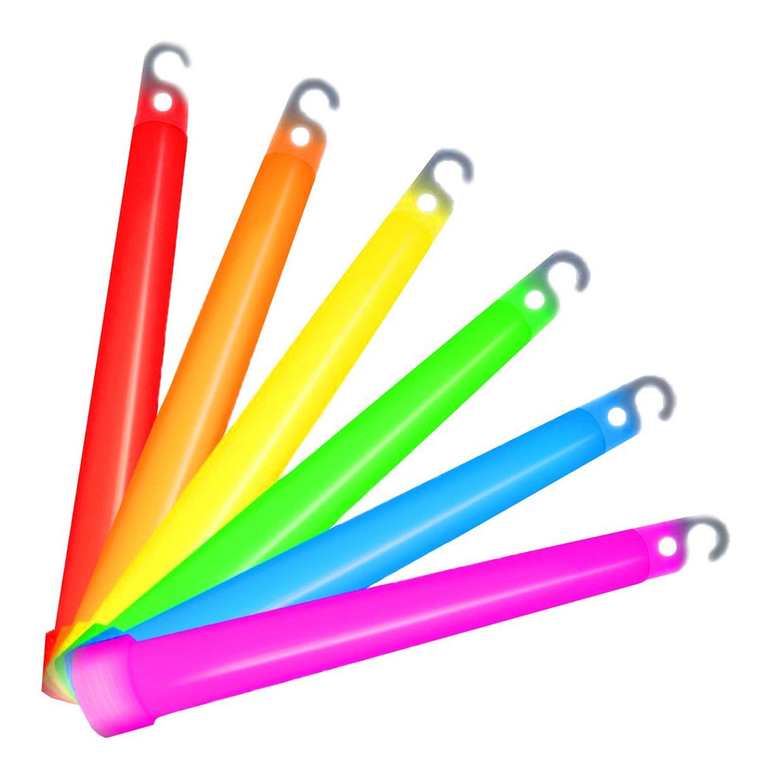 25 Barras luminosas 6'' con cuerda (Verde)