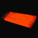 25 barras luminosas 6'' con cuerda (Naranja)