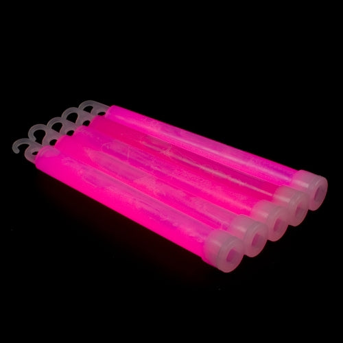 25 barras luminosas 6'' con cuerda (Rosa)