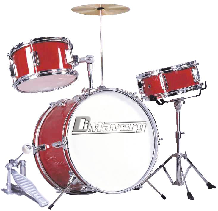 DiMavery JDS-203 Batería para niños (Rojo)