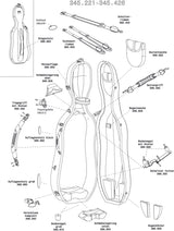 GEWA Cello case Idea Original Carbon 2.9 - Side handle
