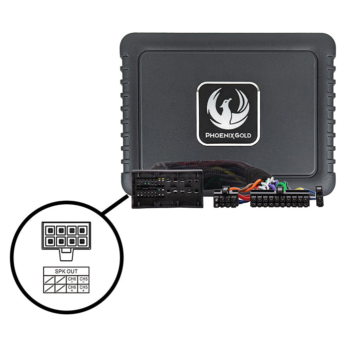 Kit de amplificador DSP Phoenix Gold BMW 2005-2019 sistema HIFI