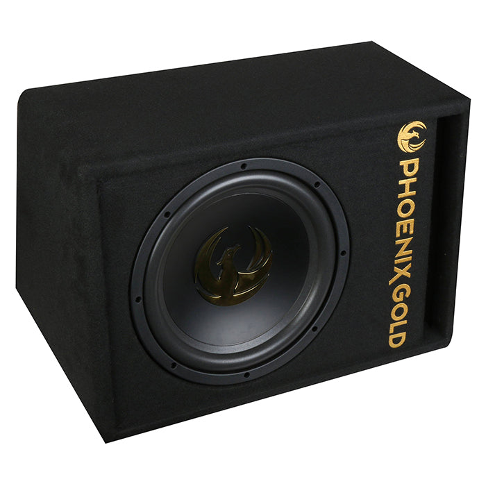 Subwoofer activo Phoenix Gold de 12" con cables y remote