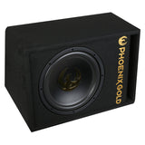 Subwoofer activo Phoenix Gold de 12" con cables y remote