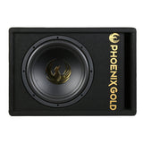 Subwoofer activo Phoenix Gold de 12" con cables y remote