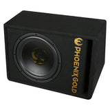 Subwoofer activo Phoenix Gold de 12" con cables y remote