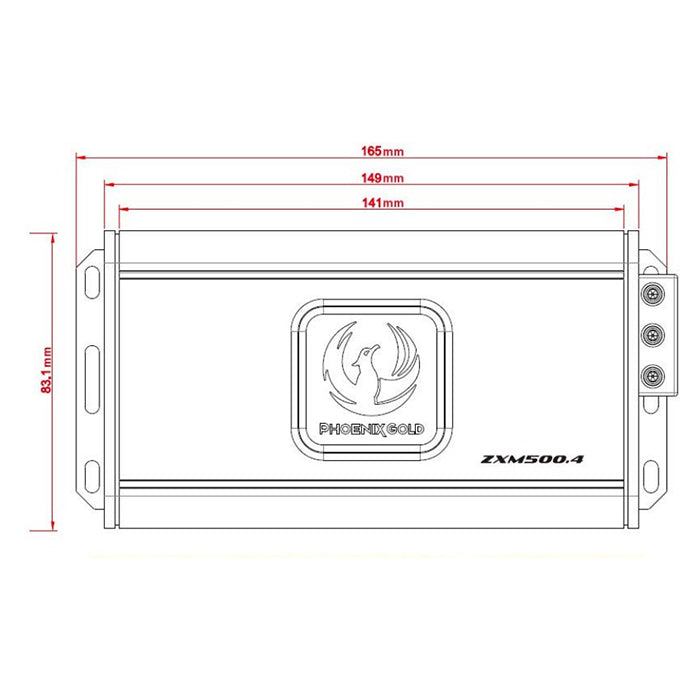 Phoenix Gold monobloque CLASS-D "mini" de 1x500W