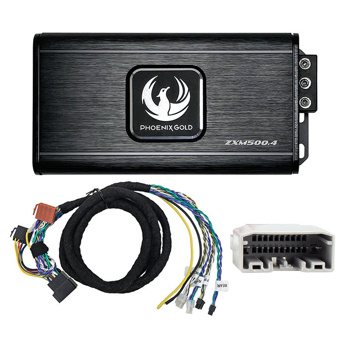 Phoenix Gold amplificador Jeep Dodge Plug-N-Play 4x125W