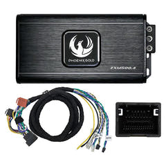 Amplificador Plug-N-Play Phoenix Gold Opel Chevrolet 4x125W
