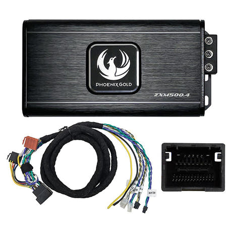 Amplificador Plug-N-Play Phoenix Gold Opel Chevrolet 4x125W
