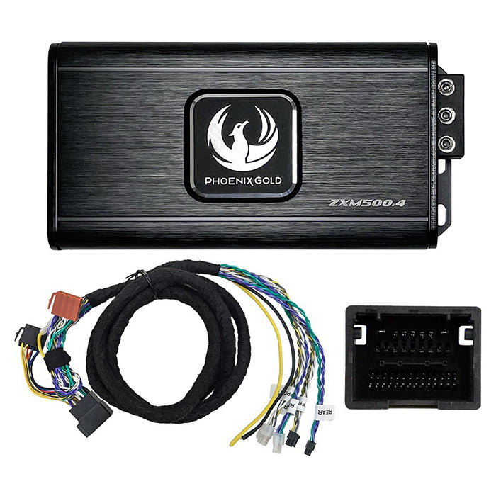 Amplificador Plug-N-Play Phoenix Gold Opel Chevrolet 4x125W