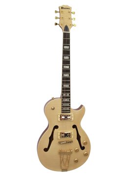 DiMavery LP-600 Electric Guitar, Natural Maple