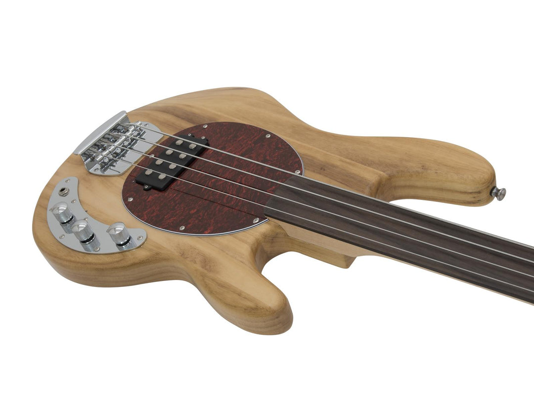 DiMavery MM-501 Electric Bass, Bandless, Natural watch