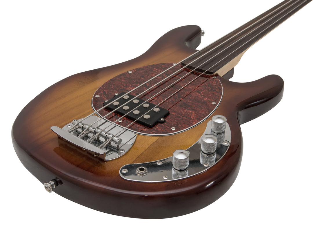 DiMavery MM-501 Electric Bass, Tapeless, Tobacco