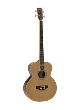 DiMavery AB-450 Acoustic Bass, Natural Clock