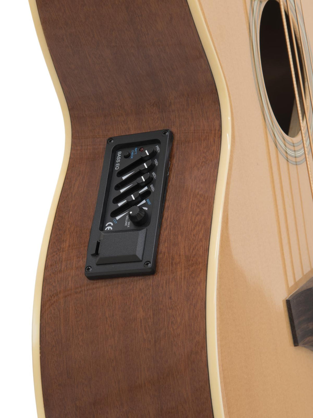 DiMavery AB-450 Acoustic Bass, Natural Clock