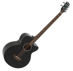 DiMavery AB-455 Bajo acústico, 5 cuerdas, Negro