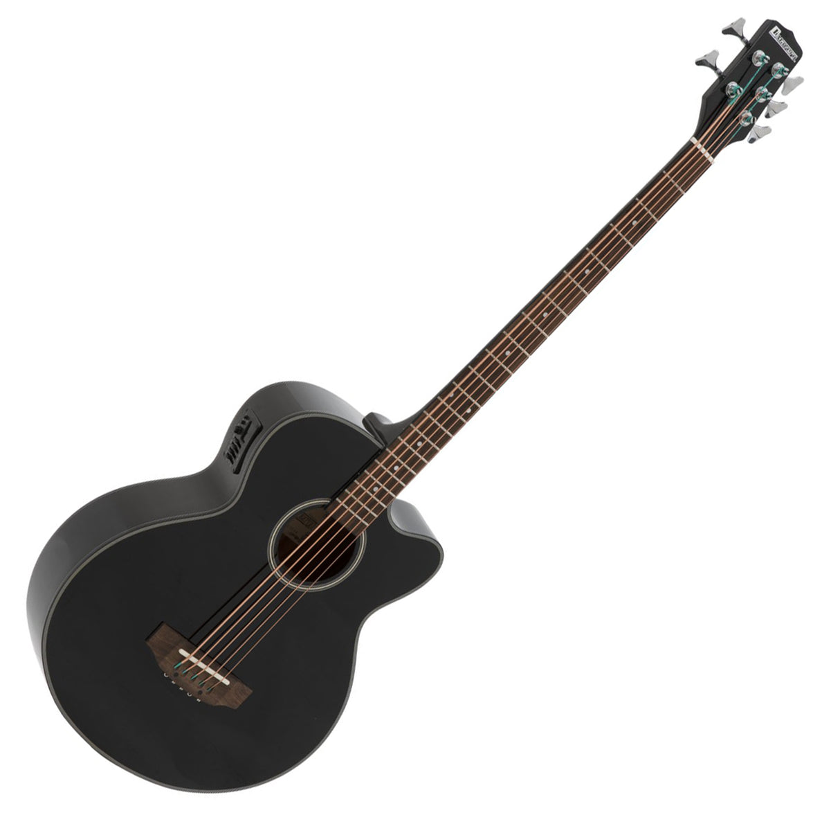DiMavery AB-455 Bajo acústico, 5 cuerdas, Negro