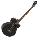 DiMavery AB-455 Bajo acústico, 5 cuerdas, Negro