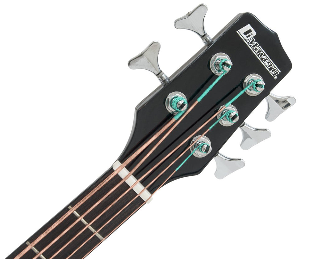 DiMavery AB-455 Bajo acústico, 5 cuerdas, Negro