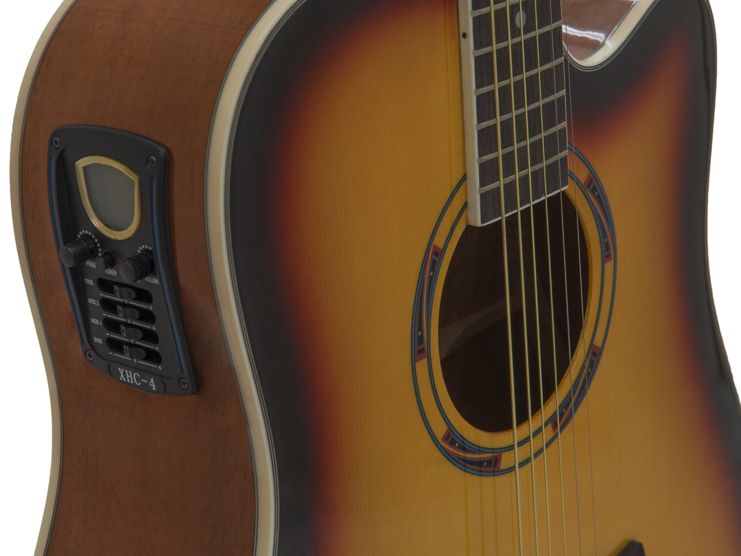 DiMavery DR-520 Guitarra Western (Sunburst)
