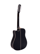 DiMavery DR-612 Western Guitar 12-string - Black
