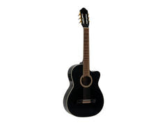 DiMavery CN-600E Guitarra clásica española (Negra)