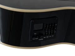 DiMavery CN-600E Guitarra clásica española (Negra)