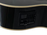 DiMavery CN-600E Guitarra clásica española (Negra)