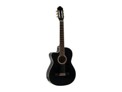 DiMavery CN-600L Guitarra clásica española (Negra)