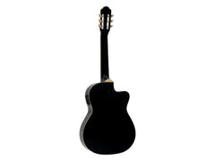 DiMavery CN-600L Guitarra clásica española (Negra)
