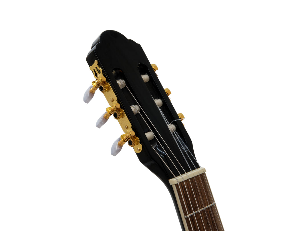 DiMavery CN-600L Guitarra clásica española (Negra)