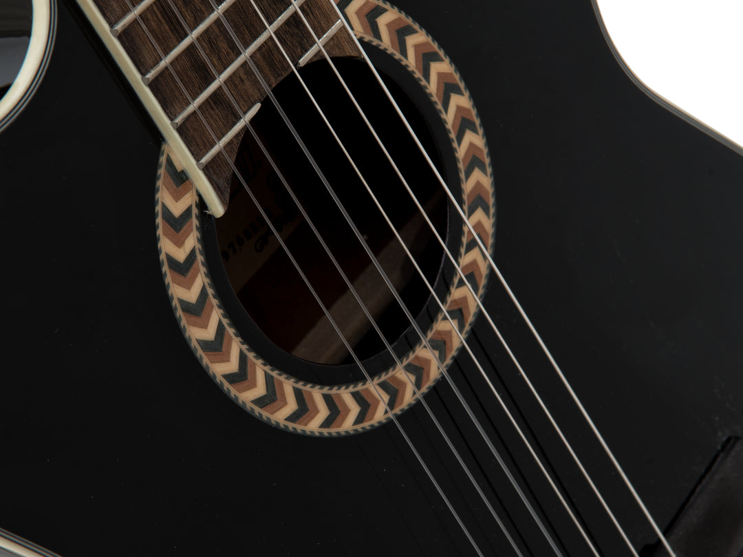 DiMavery CN-600L Guitarra clásica española (Negra)