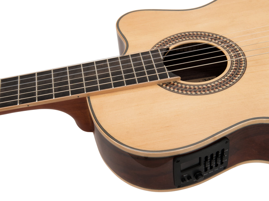 DiMavery TB-100 Guitarra clásica española (Natural)