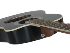 DiMavery RB-300 Guitarra Roundback (Negra)