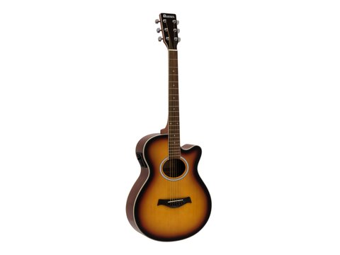 DiMavery AW-400 Guitarra Western (Sunburst)