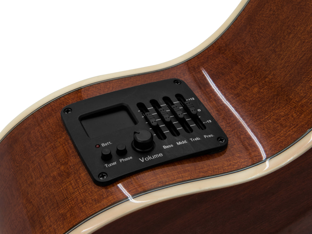 DiMavery AW-400 Guitarra Western (Sunburst)