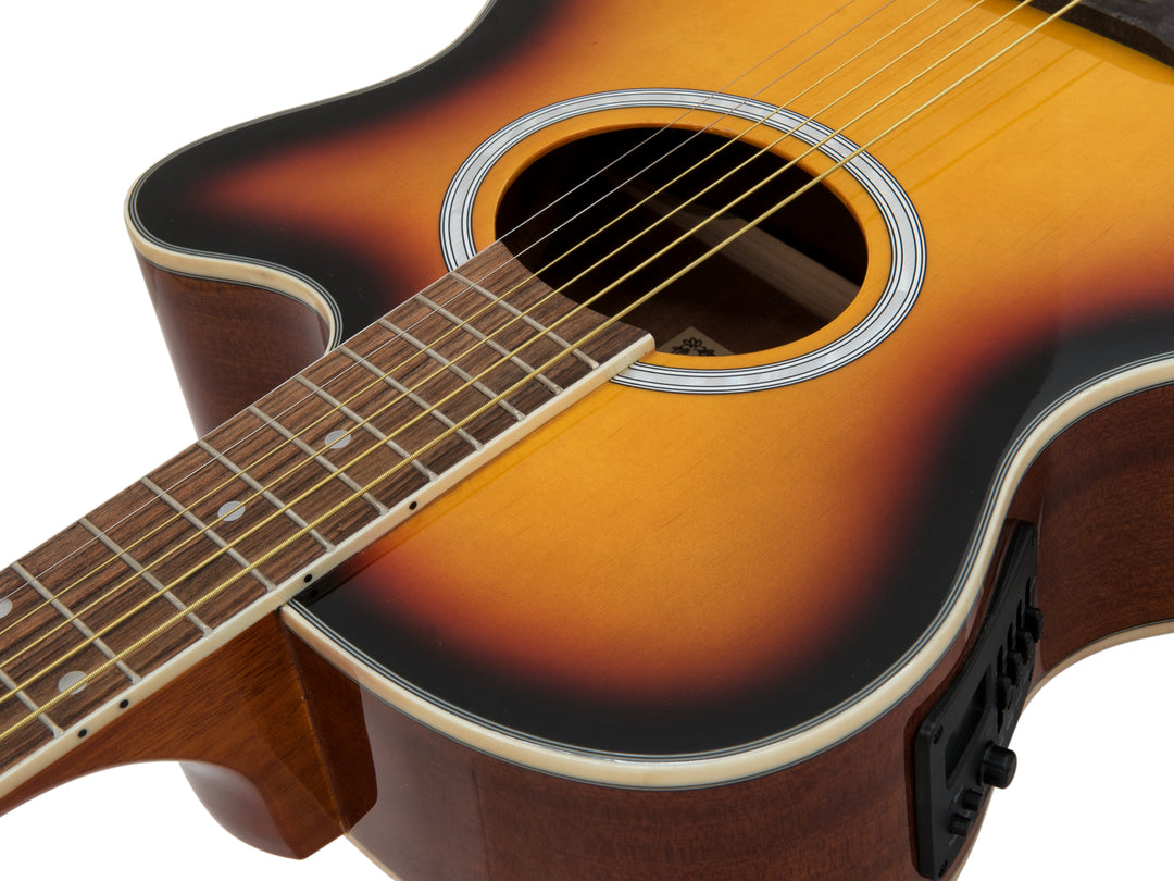 DiMavery AW-400 Guitarra Western (Sunburst)