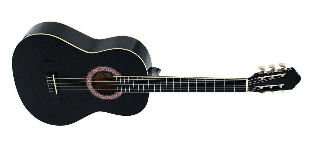 DiMavery AC-303 Guitarra clásica española 4/4 (Negra)