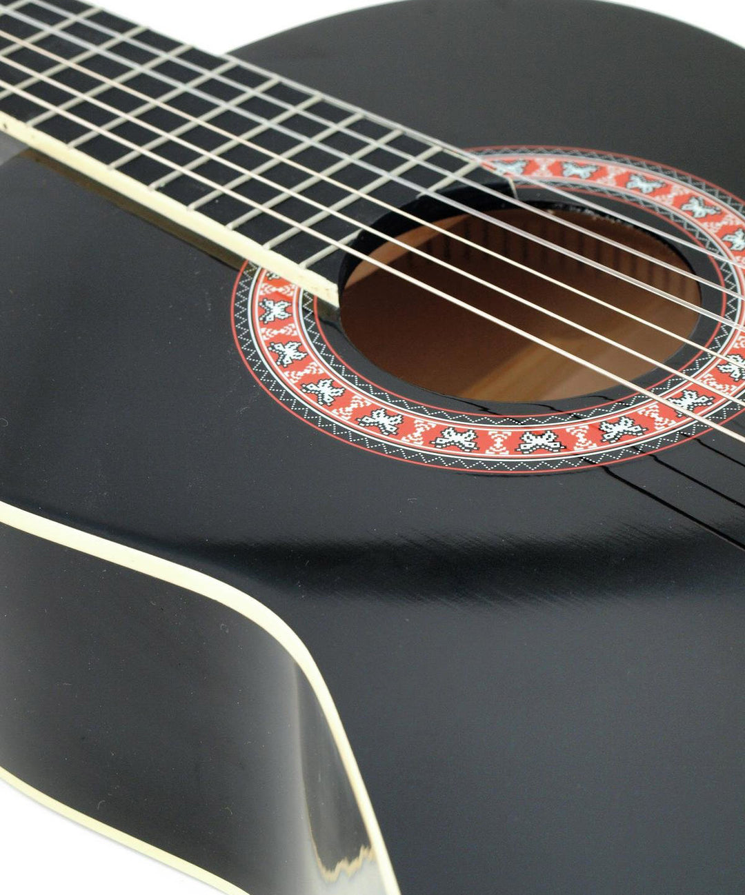 DiMavery AC-303 Guitarra clásica española 4/4 (Negra)