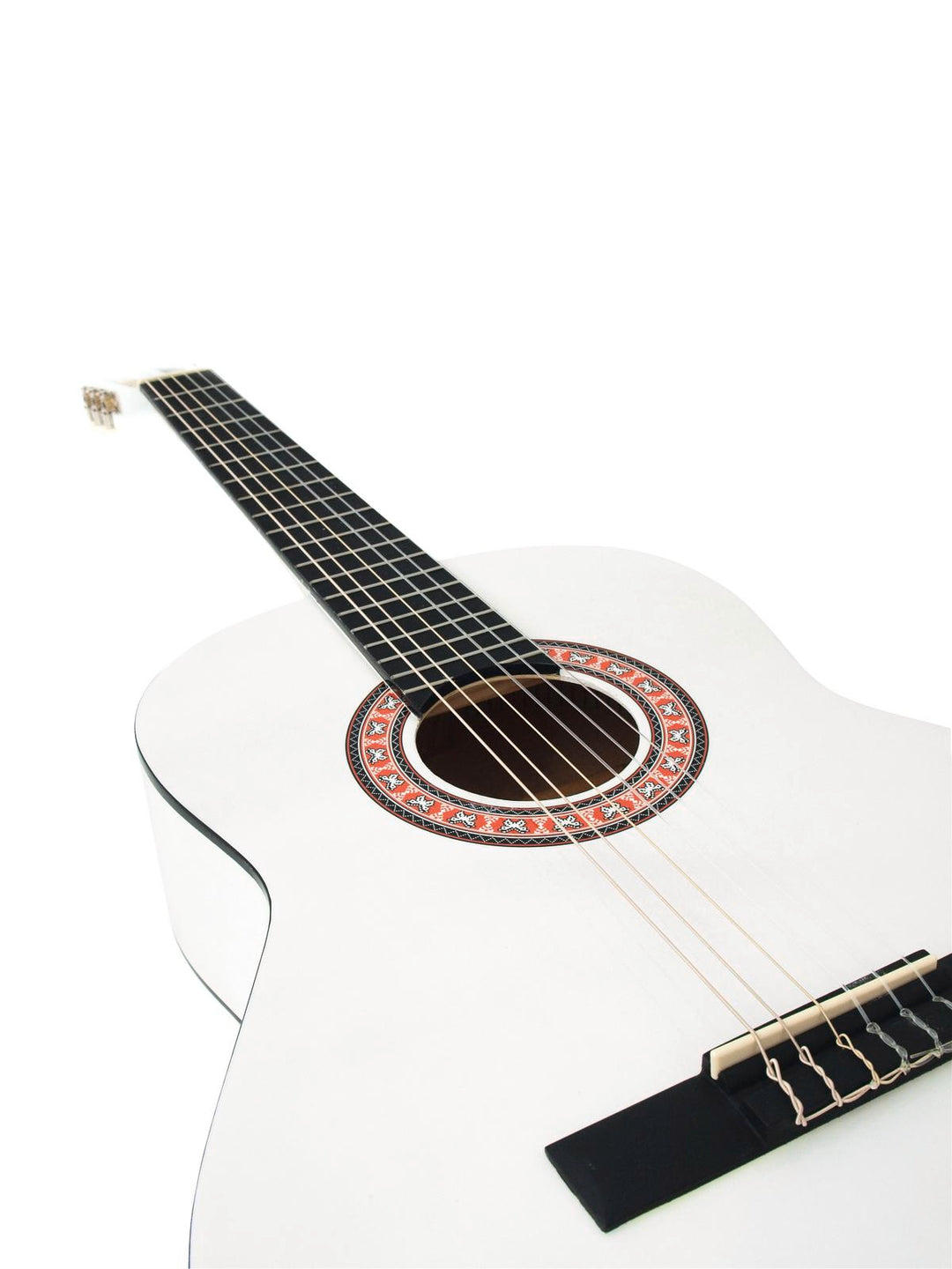 DiMavery AC-303 Guitarra clásica española (Blanca)