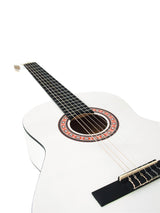 DiMavery AC-303 Classical Guitar, White